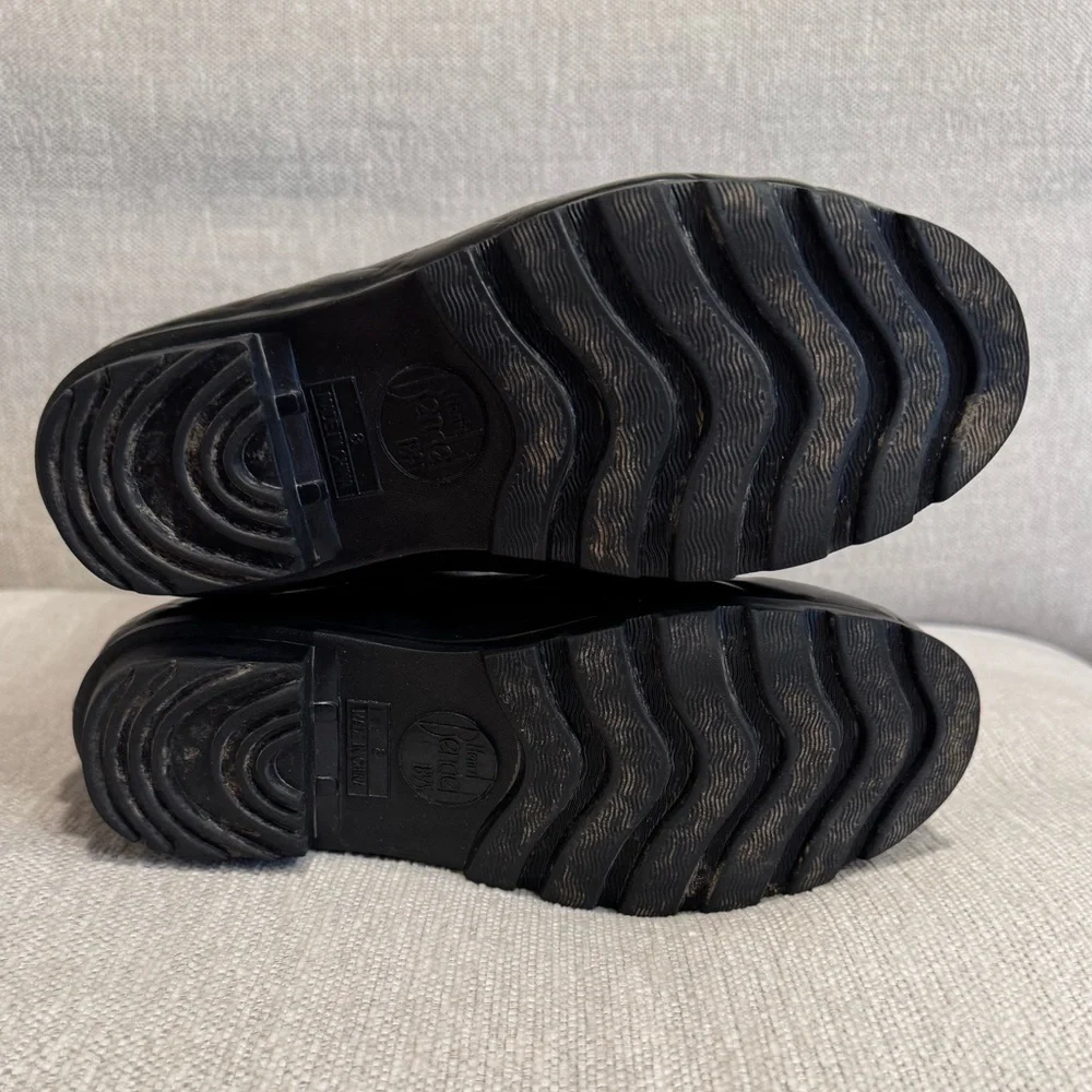 Henri Bendel Black Croc-Patterned Boots - Picture 5 of 12